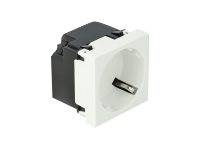 Delock Easy 45 - Steckdose - 2P+E - Typ F - mit Verschluss - 1 Steckdose - 16 A - Wechselstrom 250 V - weiß, RAL 9003 (Packung mit 10)