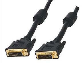 INLINE - DVI-I Kabel - digital/analog - 18+5 ST / ST - Single Link - 2 Ferrite - 2m