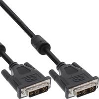 INLINE - DVI-I Kabel - digital/analog - 18+5 ST / ST - Single Link - 2 Ferrite - 2m