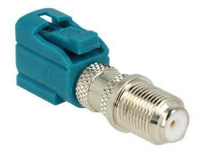 DeLOCK Adapter F jack > FAKRA Z jack - RF-Adapter - F-Stecker (W)