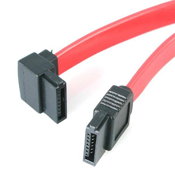 StarTech.com 30cm SATA Serielles ATA Kabel links gewinkelt - Bu/Bu - S-ATA Anschlusskabel - SATA-Kabel - Serial ATA 150/
