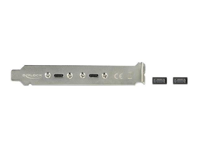 DeLOCK Slot bracket - USB-Konsole - 20-poliger USB 3.1 Header (M)