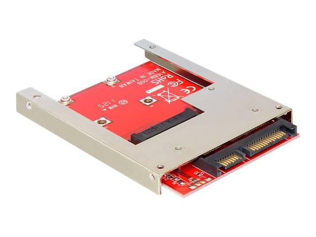 DeLOCK Converter SATA 22 pin > mSATA with 2.5" Frame