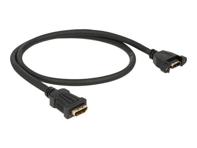 DeLOCK - HDMI mit Ethernetkabel - HDMI (W) bis HDMI (W)