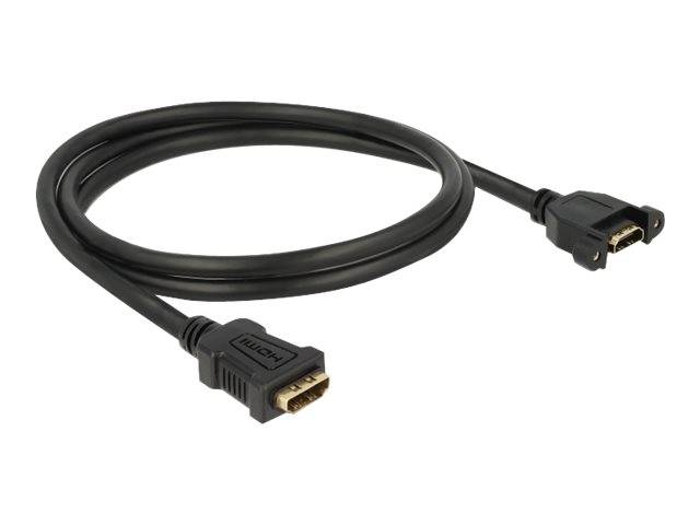 DeLOCK - HDMI mit Ethernetkabel - HDMI (W) bis HDMI (W)