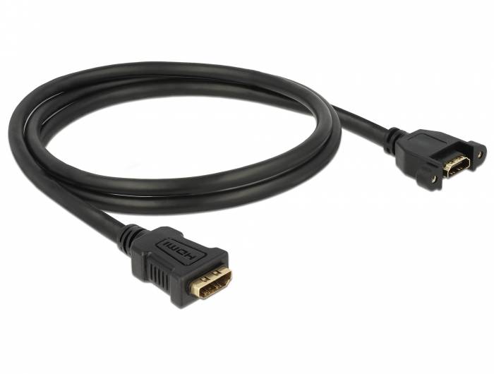 DeLOCK - HDMI mit Ethernetkabel - HDMI (W) bis HDMI (W)