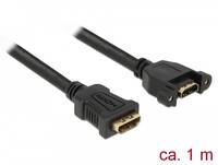 DeLOCK - HDMI mit Ethernetkabel - HDMI (W) bis HDMI (W)