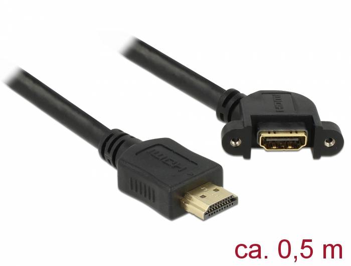DeLOCK - HDMI mit Ethernet-Verlängerungskabel - HDMI (M)