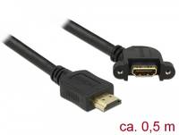 DeLOCK - HDMI mit Ethernet-Verlängerungskabel - HDMI (M)