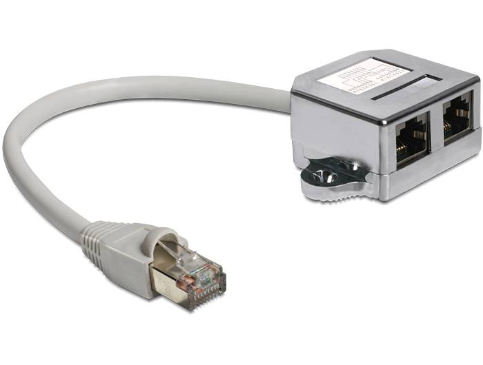 Delock RJ45 Port Doubler - Ethernet 100Base-TX-Splitter - RJ-45 (M)