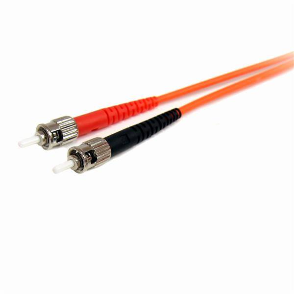StarTech.com 2m Fiber Optic Cable - Multimode Duplex 62.5/125 - LSZH - LC/ST - OM1 - LC to ST Fiber Patch Cable (FIBLCST