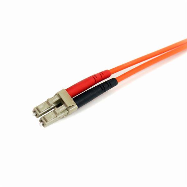 StarTech.com 2m Fiber Optic Cable - Multimode Duplex 62.5/125 - LSZH - LC/ST - OM1 - LC to ST Fiber Patch Cable (FIBLCST