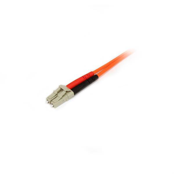 StarTech.com 1m Fiber Optic Cable - Multimode Duplex 50/125 - LSZH - LC/SC - OM2 - LC to SC Fiber Patch Cable (50FIBLCSC