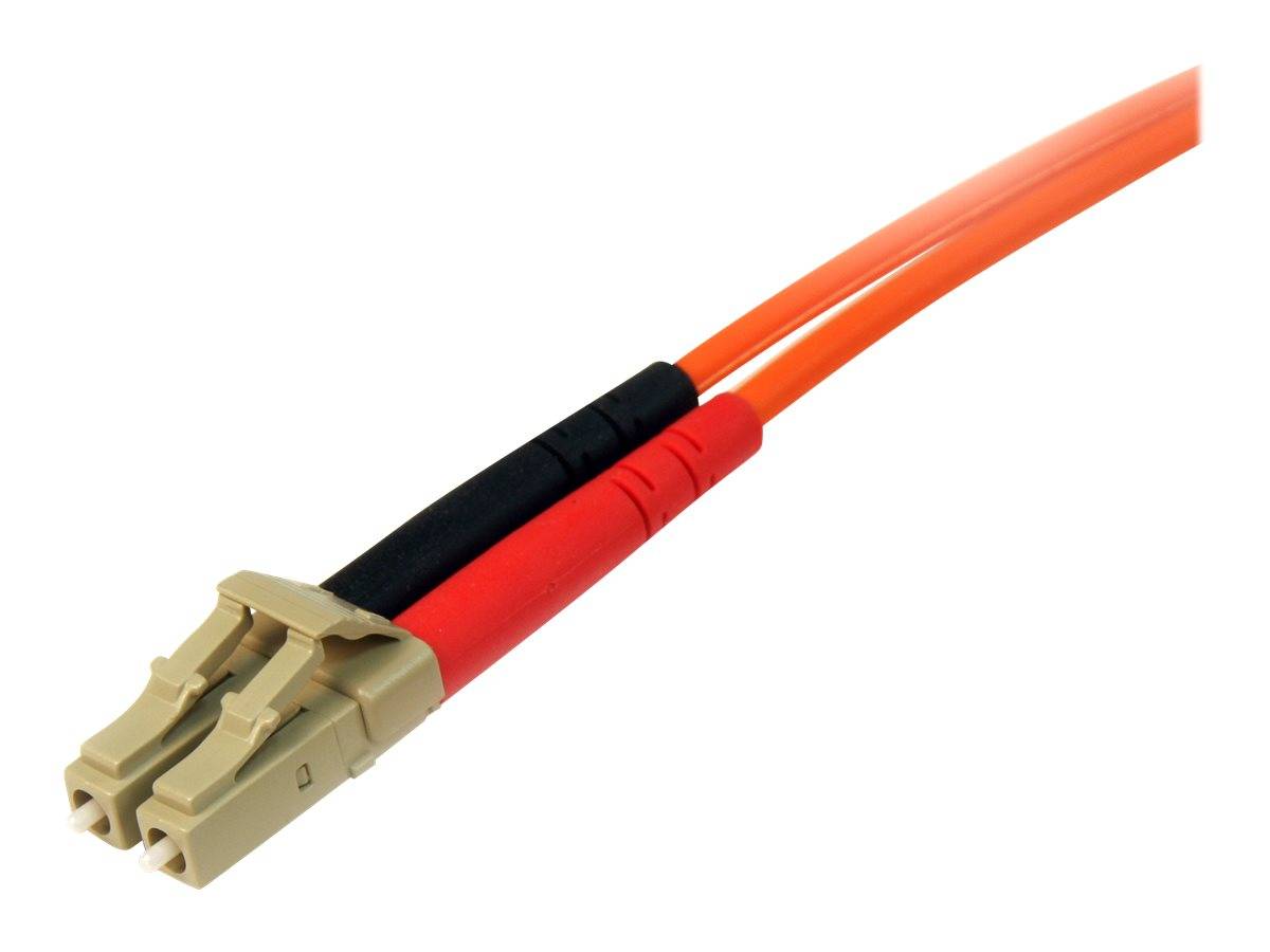 StarTech.com 1m Fiber Optic Cable - Multimode Duplex 50/125 - LSZH - LC/LC - OM2 - LC to LC Fiber Patch Cable (50FIBLCLC