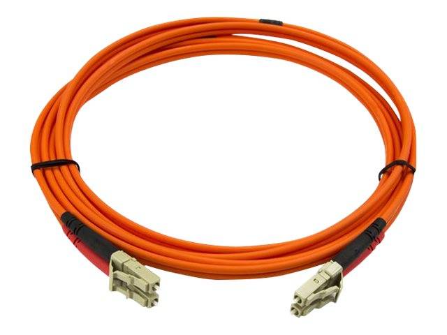 StarTech.com 2m Fiber Optic Cable - Multimode Duplex 50/125 - LSZH - LC/LC - OM2 - LC to LC Fiber Patch Cable (50FIBLCLC
