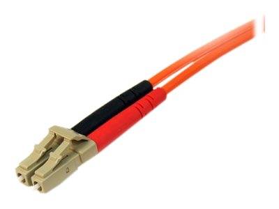 StarTech.com 3m Fiber Optic Cable - Multimode Duplex 50/125 - LSZH - LC/LC - OM2 - LC to LC Fiber Patch Cable - Netzwerk