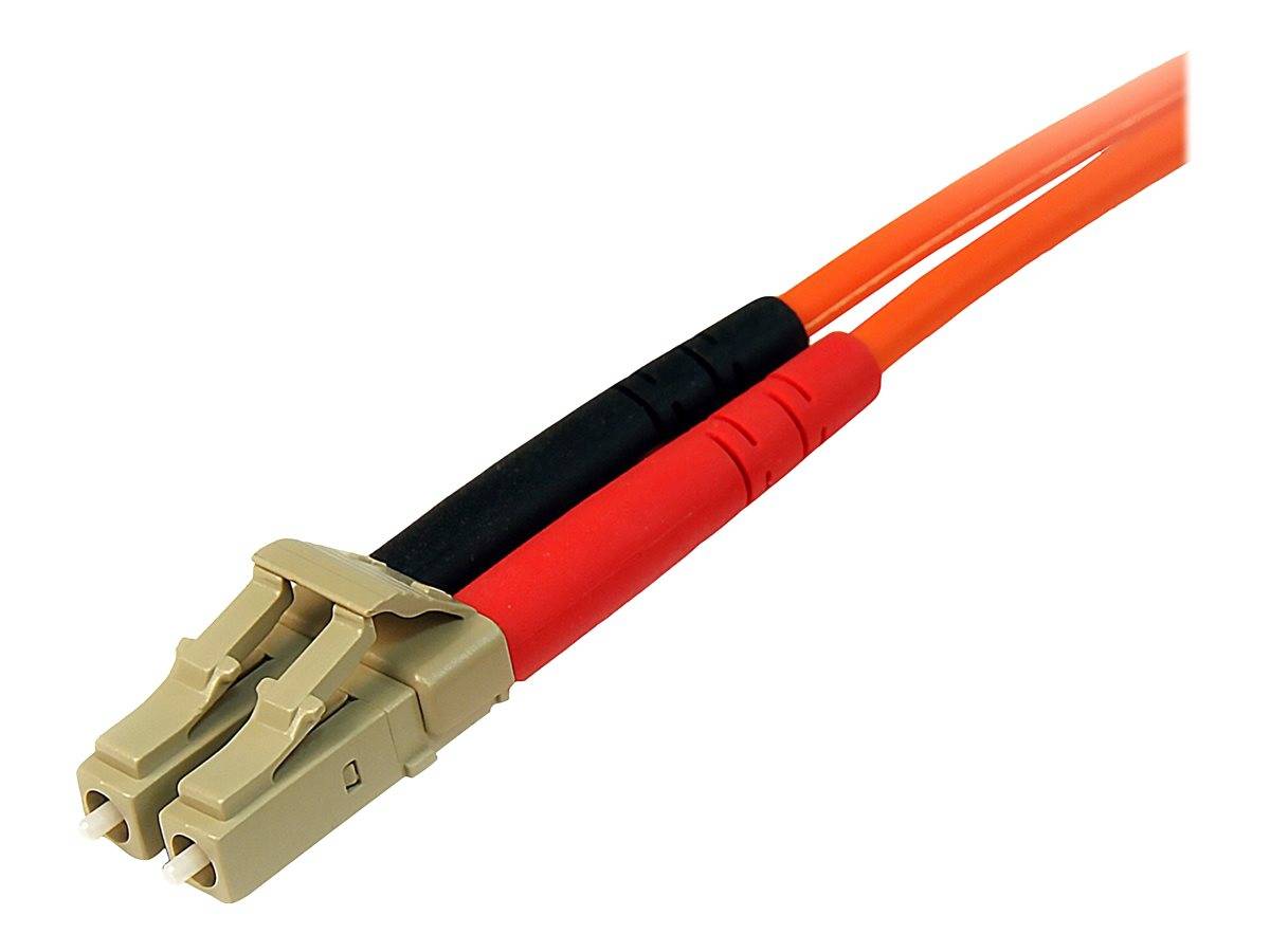 StarTech.com 3m Fiber Optic Cable - Multimode Duplex 50/125 - LSZH - LC/LC - OM2 - LC to LC Fiber Patch Cable - Netzwerk