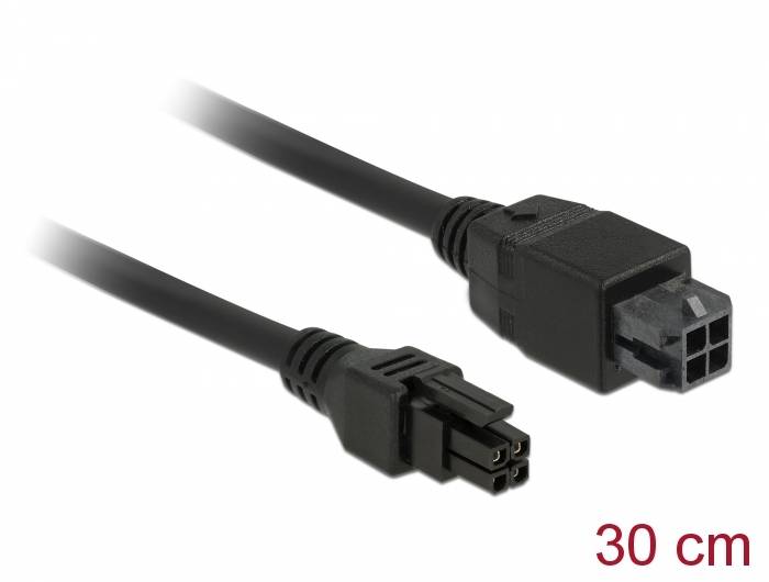 Delock - Spannungsversorgungs-Verlängerungskabel - 4-polig Micro-Fit (R)
