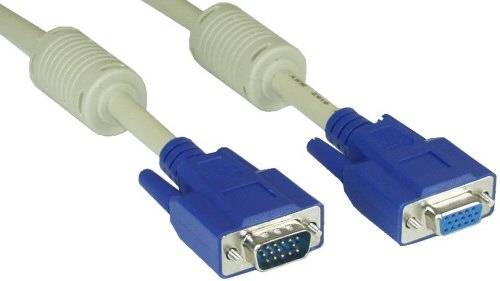 INLINE - S-VGA Kabel - 15pol HD Stecker / Stecker - beige - 10m