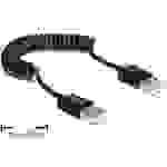 Delock Kabel USB 2.0-A Stecker / Stecker Spiralkabel