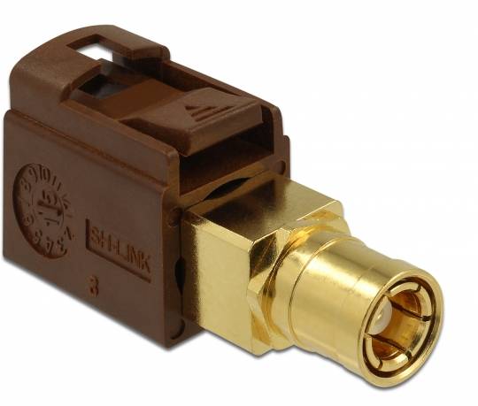 Delock - RF-Adapter - FAKRA F-Stecker weiblich bis SMB weiblich