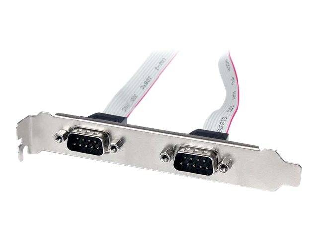 StarTech.com 2 Port Seriell DB9 Slotblech mit 10 Pin (IDC 10)