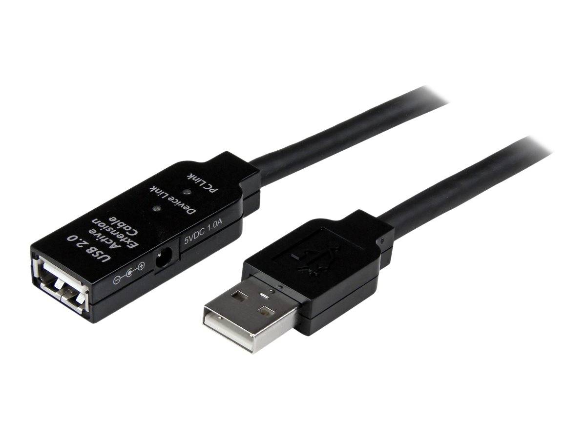 StarTech.com 20m aktives USB 2.0 Verlängerungskabel - Stecker/Buchse - USB 2.0 High Speed Kabel Verlängerung - USB-Verlä