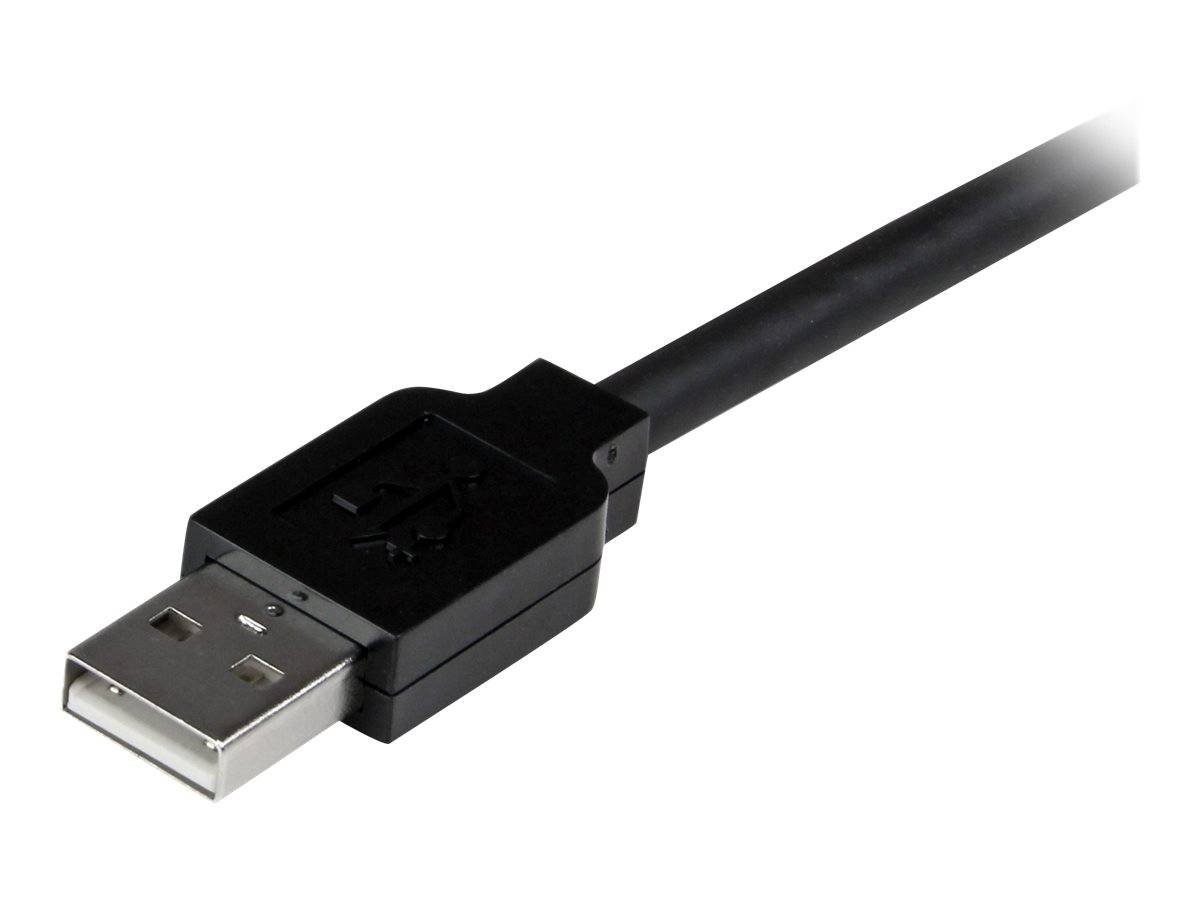 StarTech.com 20m aktives USB 2.0 Verlängerungskabel - Stecker/Buchse - USB 2.0 High Speed Kabel Verlängerung - USB-Verlä