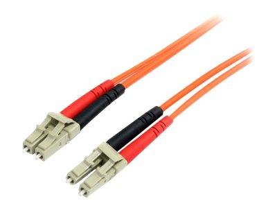 StarTech.com 2m Fiber Optic Cable - Multimode Duplex 62.5/125 - LSZH - LC/LC - OM1 - LC to LC Fiber Patch Cable (FIBLCLC