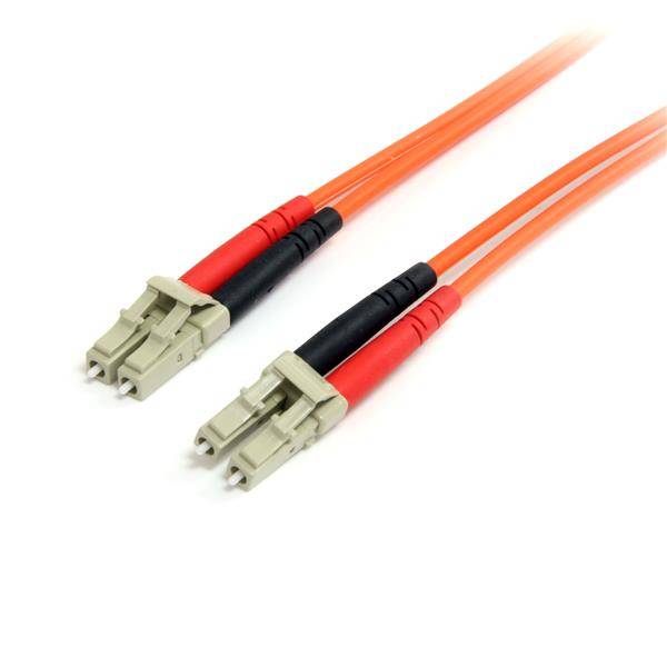 StarTech.com 2m Fiber Optic Cable - Multimode Duplex 62.5/125 - LSZH - LC/LC - OM1 - LC to LC Fiber Patch Cable (FIBLCLC