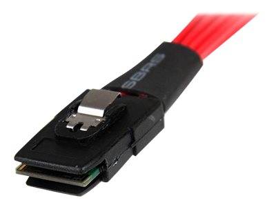StarTech.com Serial ATA SCSI SAS Kabel 1m - SFF-8087 auf 4x SATA mit Lasche - SAS auf SATA Kabel 1x SFF8087 Stecker 4x S