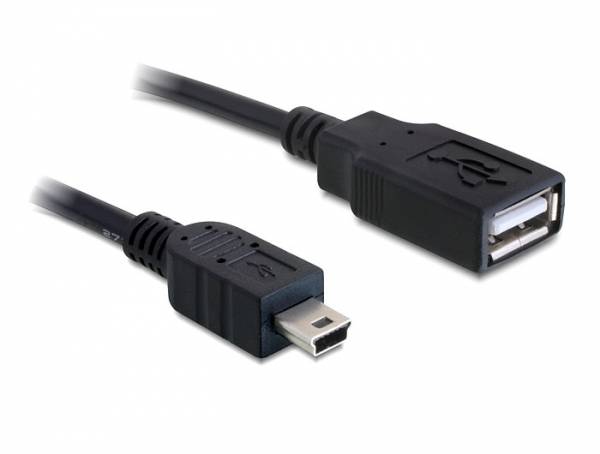 Delock - USB-Kabel - USB (W) zu Mini-USB, Typ B (M)