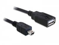 Delock - USB-Kabel - USB (W) zu Mini-USB, Typ B (M)