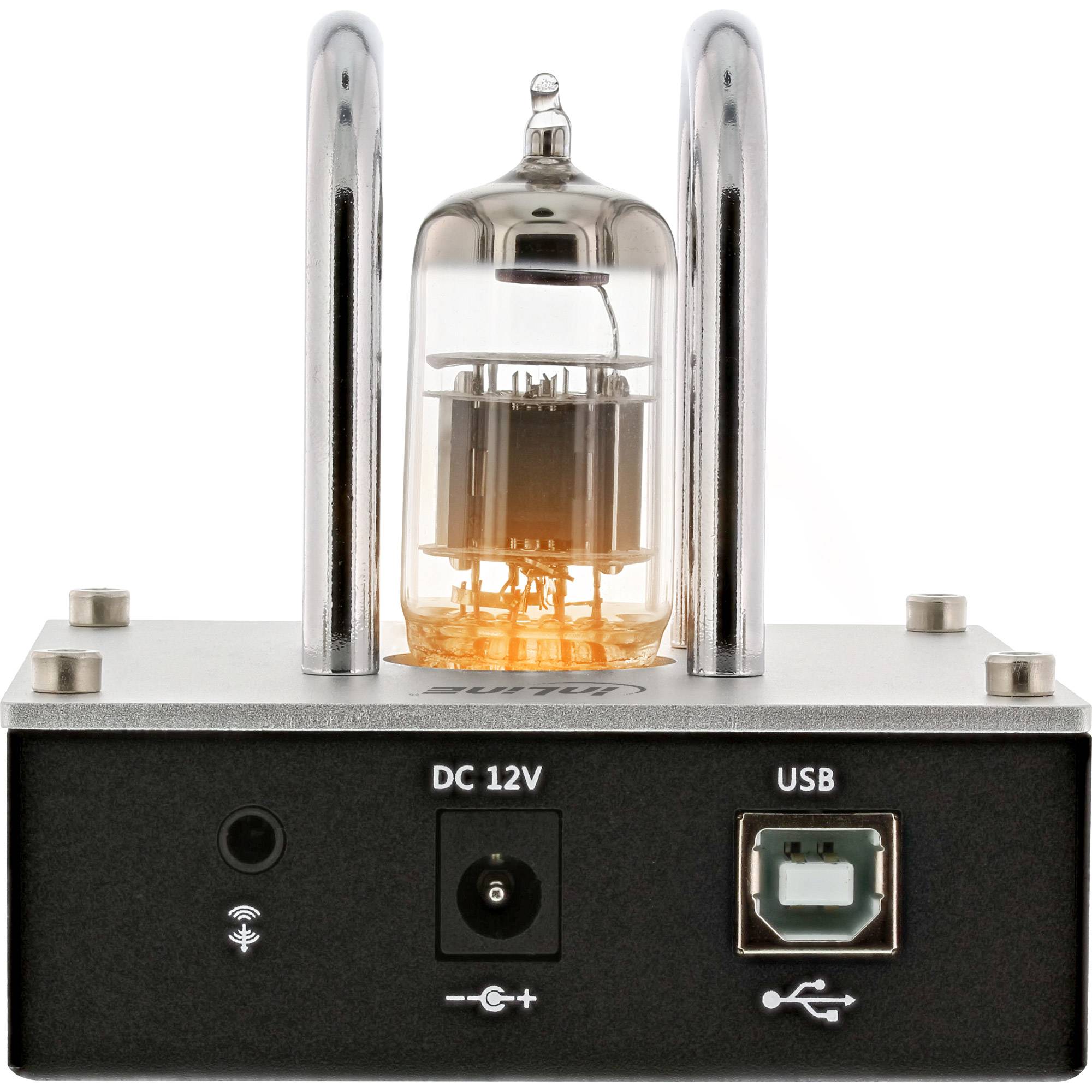 INLINE - AmpUSB - Hi-Res AUDIO HiFi DSD Kopfhörer-Röhrenverstärker - 384kHz/32-Bit