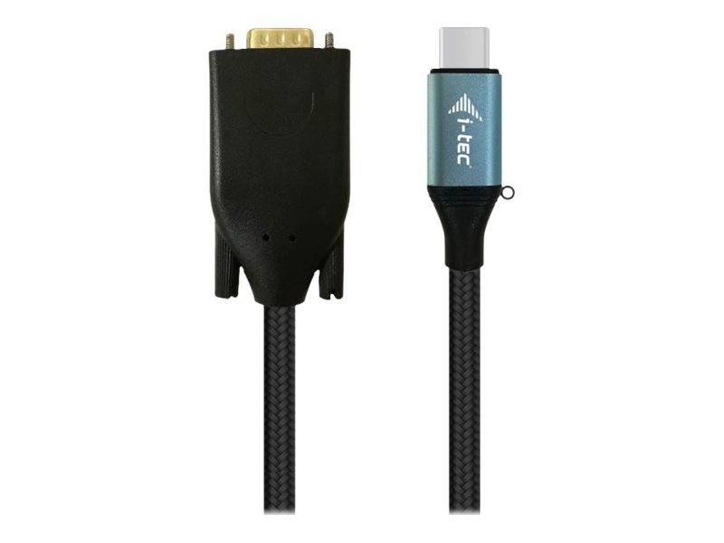 Nahaufnahme von zwei Kabelsteckern auf weißem Hintergrund: ein großer schwarzer Adapter und ein kleinerer blauer Stecker mit geflochtenen Kabeln.