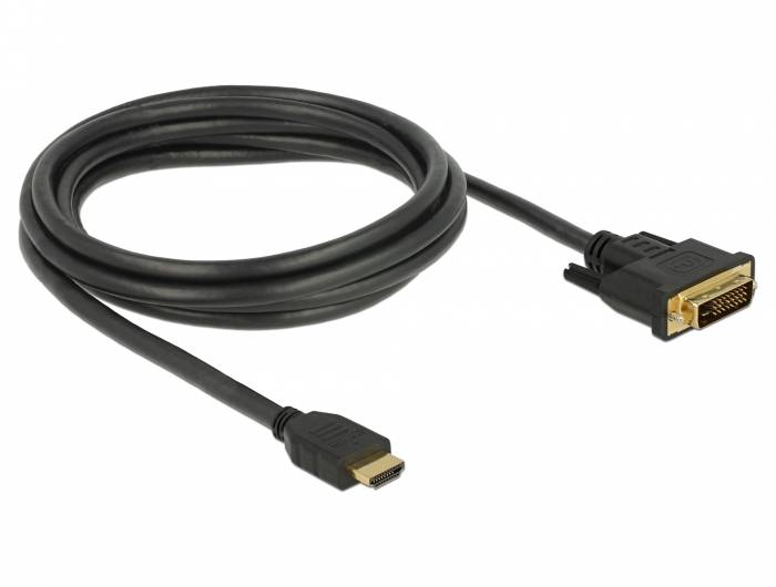 Delock - Adapterkabel - DVI-D männlich zu HDMI männlich