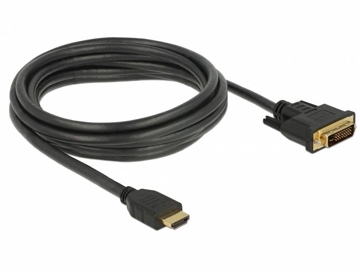 Delock - Adapterkabel - DVI-D männlich zu HDMI männlich
