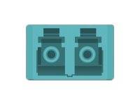 DeLOCK - Netzwerkkoppler - LC Multi-Mode (W)