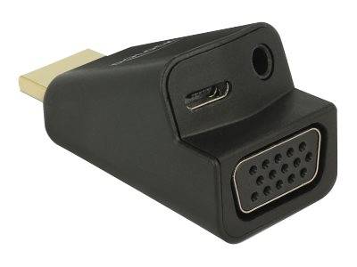 DeLOCK - Videokonverter - HDMI - VGA - Schwarz