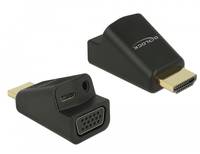 DeLOCK - Videokonverter - HDMI - VGA - Schwarz