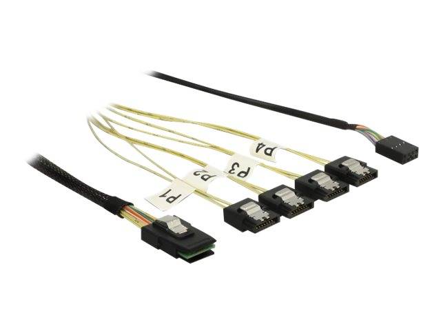DeLOCK - Internes SAS-Kabel - SAS 6Gbit/s - Mini SAS (SFF-8087)