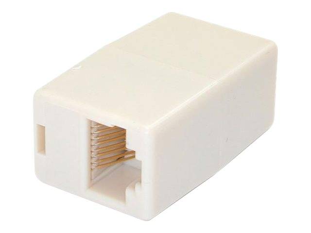 StarTech.com Cat5e RJ45 Netzwerkkabel Koppler / Verbinder - Patchkabel Modular Kupplung - Buchse / Buchse - Weiß - Netzw