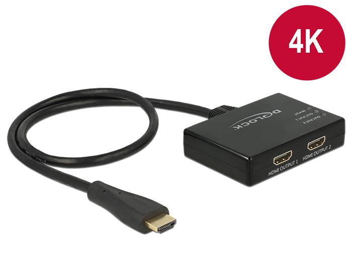 DeLock HDMI Splitter - Video-/Audio-Splitter