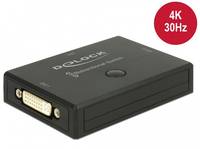 DeLock DVI 2 - 1 Switch bidirectional 4K 30 Hz