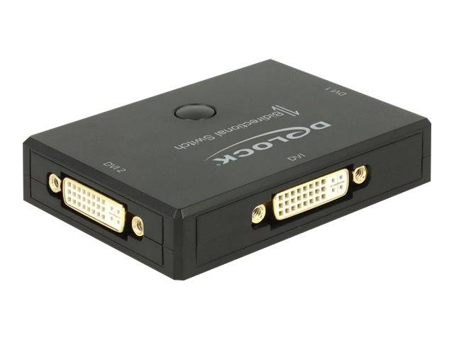 DeLock DVI 2 - 1 Switch bidirectional 4K 30 Hz