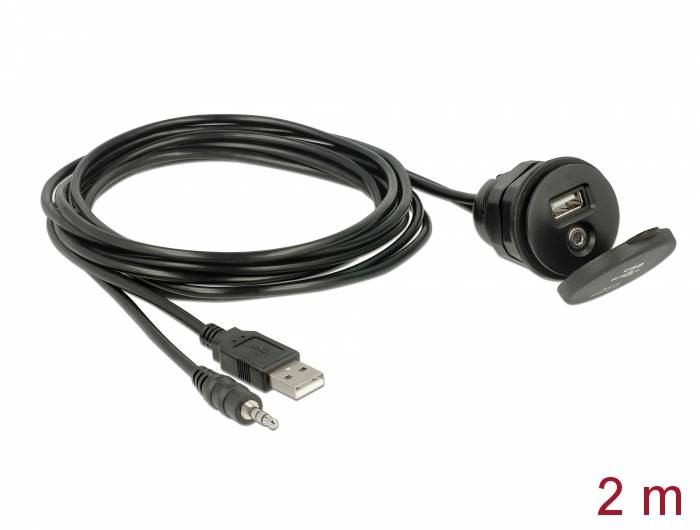 DeLOCK - USB/Audio-Verlängerungskabel - USB, Mini-Stecker (M)