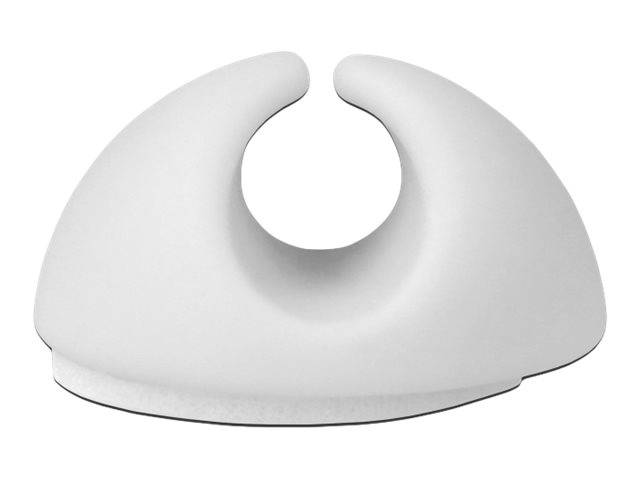 Delock - Kabelhalter - Grau, weiß (Packung mit