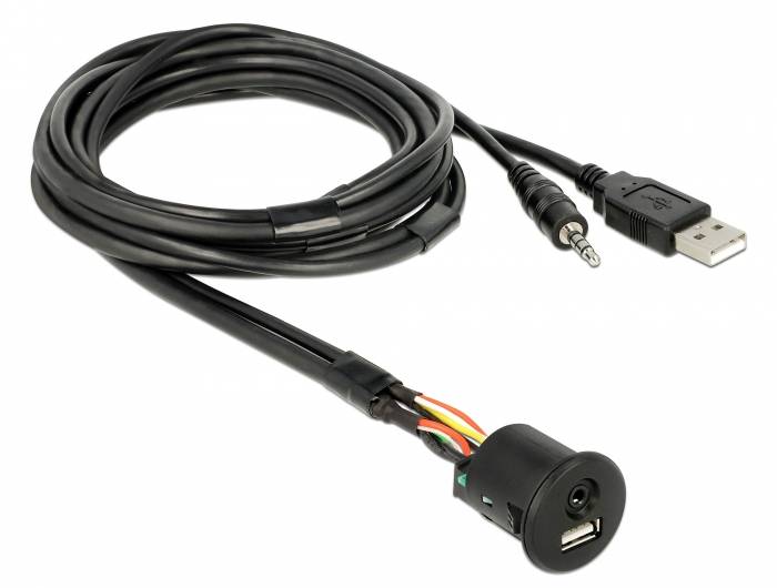 DeLOCK - USB/Audio-Verlängerungskabel - USB, Mini-Stecker (M)