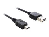 DeLOCK Easy - USB-Kabel - USB (M) umkehrbar bis mini-USB Typ B (M)