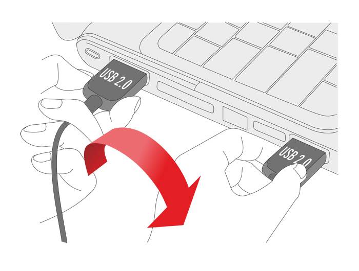 DeLOCK Easy - USB-Kabel - USB (M) umkehrbar bis Micro-USB Typ B (M)